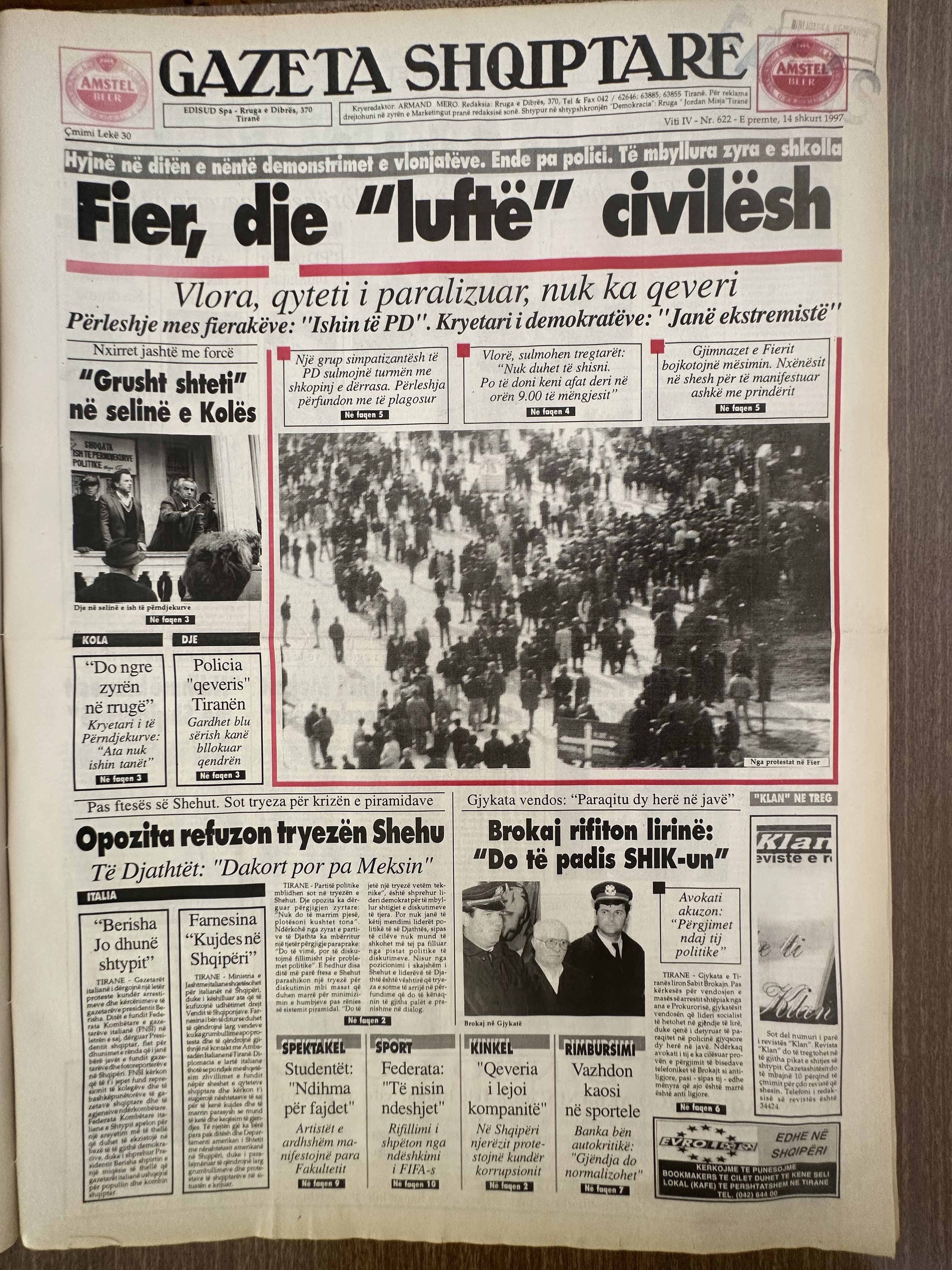 Gazeta Shqiptare 1997-02-14